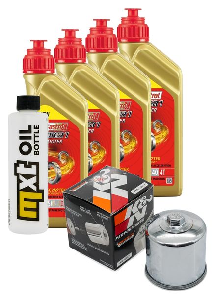 Inspektionspaket 4L 5W-40 + Ölfilter für Aprilia RSV4 R Factory APRC 1000 ccm Bj. 2013 - 2014