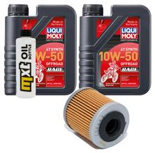 Inspectiepakket 2L 10W-50 + Oliefilter voor Aprilia RXV 550 ccm Bj. 2007