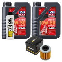 Inspectiepakket 2L 10W-50 + Oliefilter voor Aprilia RXV 550 ccm Bj. 2007