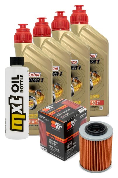 Inspektionspaket 4L 15W-40 + Ölfilter für Aprilia SL Falco 1000 ccm Bj. 2000 - 2003