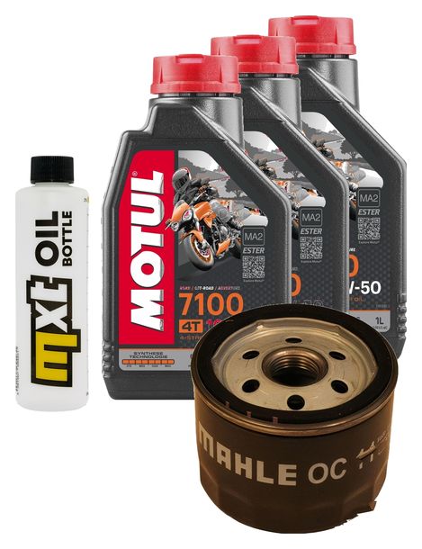 Inspektionspaket 3L 10W-50 + Ölfilter für Aprilia SL Shiver ABS GT 750 ccm Bj. 2007 - 2008
