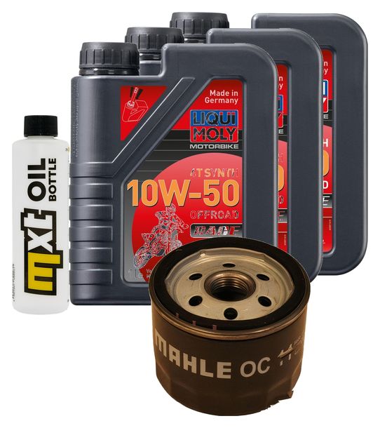 Inspektionspaket 3L 10W-50 + Ölfilter für Aprilia SL Shiver ABS GT 750 ccm Bj. 2007 - 2008