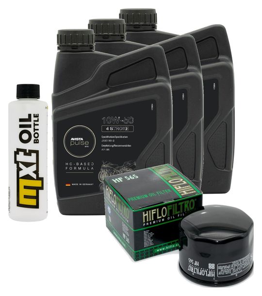 Inspektionspaket 3L 10W-50 + Ölfilter für Aprilia SL Shiver ABS GT 750 ccm Bj. 2007 - 2008