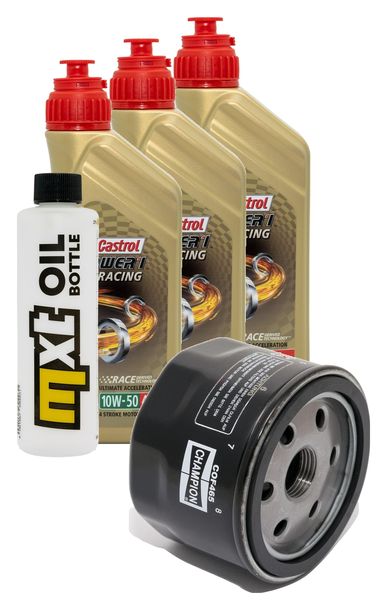 Inspektionspaket 3L 10W-50 + Ölfilter für Aprilia SL Shiver ABS GT 750 ccm Bj. 2007 - 2008