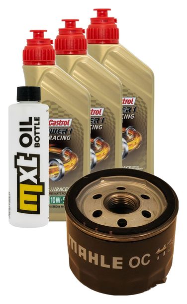 Inspektionspaket 3L 10W-50 + Ölfilter für Aprilia SL Shiver ABS GT 750 ccm Bj. 2007 - 2008
