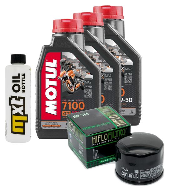 Inspektionspaket 3L 10W-50 + Ölfilter für Aprilia SL Shiver ABS GT 750 ccm Bj. 2007 - 2008