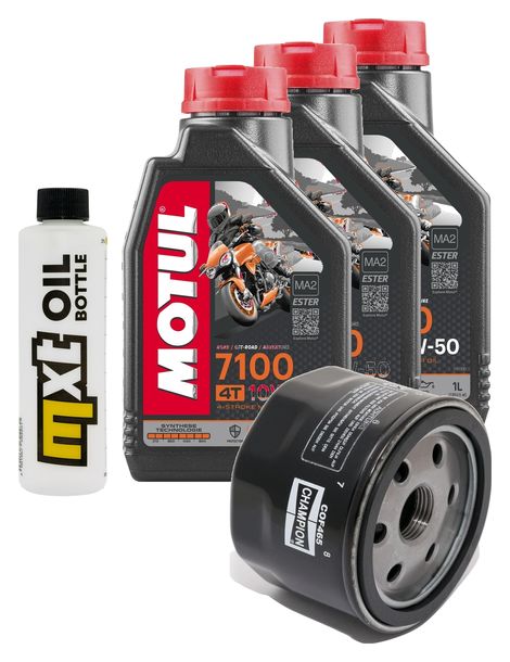 Inspektionspaket 3L 10W-50 + Ölfilter für Aprilia SL Shiver ABS GT 750 ccm Bj. 2007 - 2008