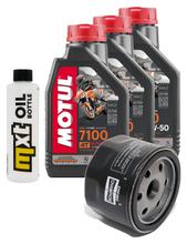 Ensemble d'inspection 3L 10W-50+filtre à huile pour Aprilia SL Shiver ABS GT 750 ccm Année 2007 - 2008