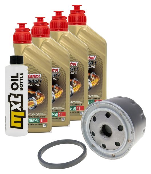 Inspektionspaket 4L 10W-50 + Ölfilter für Aprilia SMV Dorsoduro 750 ccm Bj. 2010 - 2011