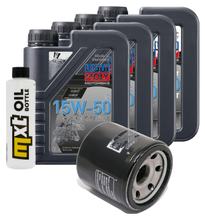 Paquete de inspección 4L 15W-50+filtro de aceite para Benelli Tornado TRE LM TNT Café Racer 900 / 1130 ccm Año 2003 - 2006