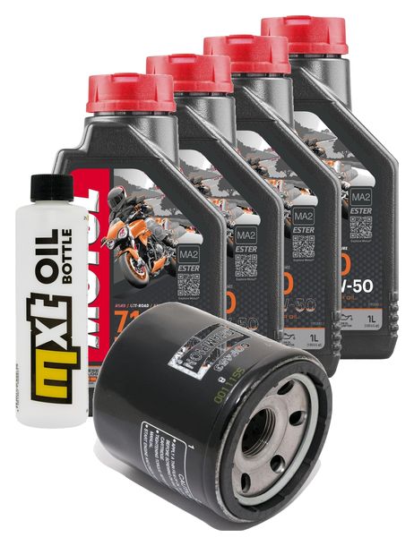 Inspektionspaket 4L 10W-50 + Ölfilter für Benelli TNT Café Racer TRE K Amazonas Tornado LM 900 / 1130 ccm Bj. 2012 - 2015