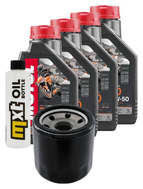 Inspektionspaket 4L 10W-50 + Ölfilter für Benelli Tornado TRE LM 900 ccm Bj. 2009 - 2011