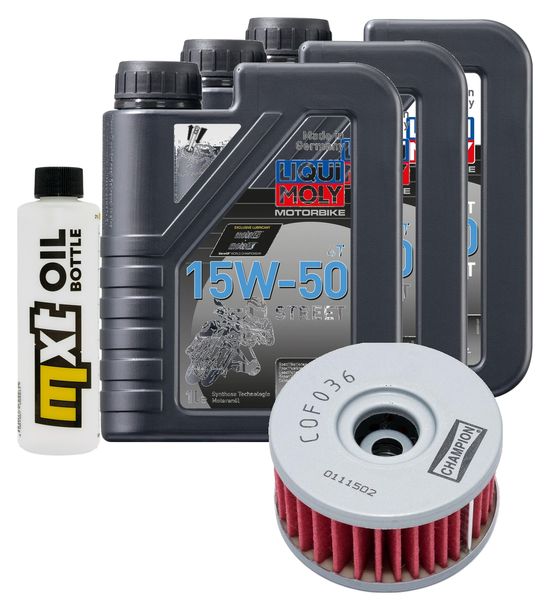 Paquete de inspección 3L 15W-50+filtro de aceite para Beta Alp 4.0 350 ccm Año 2008