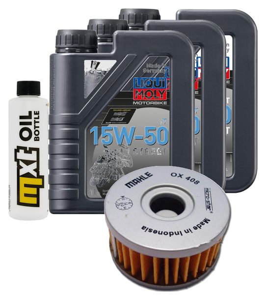Pacchetto di ispezione 3L 15W-50+filtro olio per Beta Alp 4.0 350 ccm Anno 2008