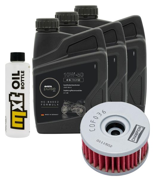 Inspektionspaket 3L 10W-50 + Ölfilter für Beta Alp 4.0 350 ccm Bj. 2004 - 2014