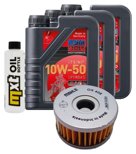 Inspektionspaket 3L 10W-50 + Ölfilter für Beta Alp 4.0 M4 350 ccm Bj. 2013 - 2015