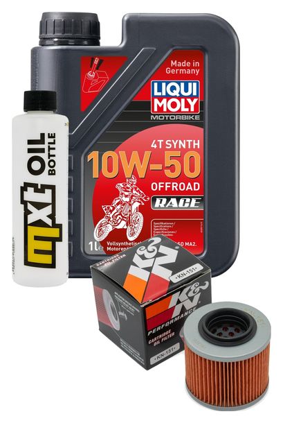 Paquete de inspección 1L 10W-50+filtro de aceite para Beta Urban Special Spezial 125 ccm Año 2010 - 2015
