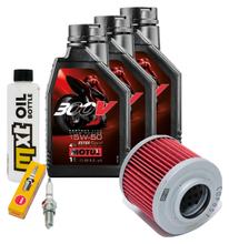 Inspection package 3L 15W-50 + oil filter + 1x spark plug for BMW F GS Dakar 650 ccm Year 2000 - 2003