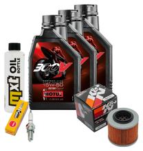Inspection package 3L 15W-50 + oil filter + 1x spark plug for BMW F GS Dakar 650 ccm Year 2000 - 2003