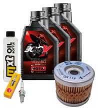 Inspection package 3L 15W-50 + oil filter + 1x spark plug for BMW F GS Dakar 650 ccm Year 2000 - 2003