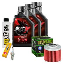 Pacchetto di ispezione 3L 15W-50 + filtro olio + 1x candela per BMW F GS Dakar 650 ccm Anno 2004 - 2007