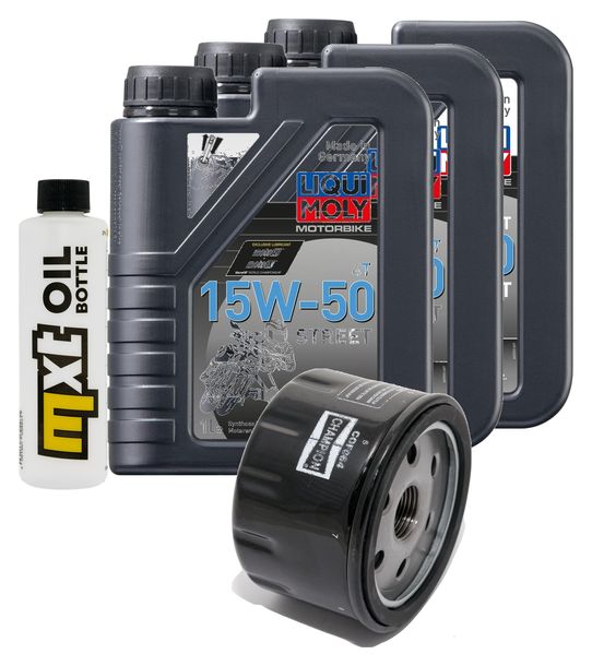 Pacchetto di ispezione 3L 15W-50+filtro olio per BMW F GS Twin 650 ccm Anno 2009 - 2012