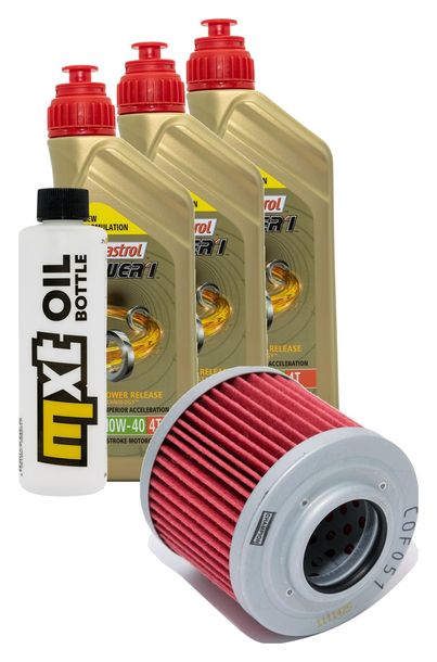 Pacchetto di ispezione 3L 10W-40+filtro olio per BMW F ST 650 ccm Anno 1993