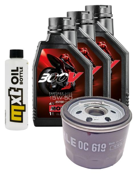 Pacchetto di ispezione 3L 15W-50+filtro olio per BMW F GS 700 ccm Anno 2013 - 2015