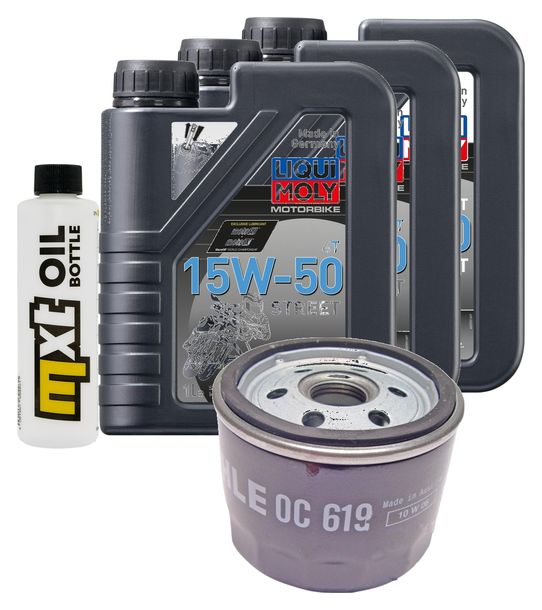 Inspektionspaket 3L 15W-50 + Ölfilter für BMW F GS 800 ccm Bj. 2008