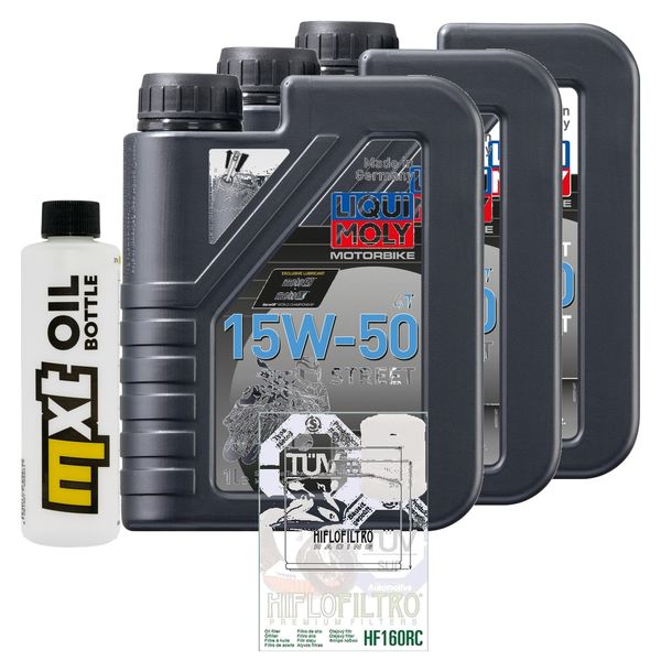 Inspektionspaket 3L 15W-50 + Ölfilter + 2x Zündkerze für BMW F GT 800 ccm Bj. 2015 - 2016