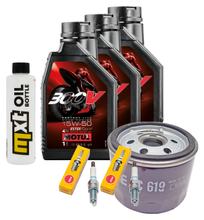 Inspectiepakket 3L 15W-50 + Oliefilter + 2x Bougie voor BMW F GT 800 ccm Bauwjaar 2015 - 2016