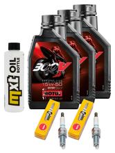 Inspectiepakket 3L 15W-50 + Oliefilter + 2x Bougie voor BMW F GT 800 ccm Bauwjaar 2015 - 2016