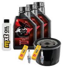 Inspectiepakket 3L 15W-50 + Oliefilter + 2x Bougie voor BMW F R 800 ccm Bj. 2009 - 2014