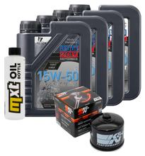 Inspektionspaket 4L 15W-50 + Ölfilter + 2x Zündkerze für BMW F R 800 ccm Bj. 2015