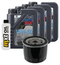 Inspektionspaket 4L 15W-50 + Ölfilter + 2x Zündkerze für BMW F R 800 ccm Bj. 2015