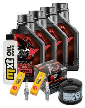 Inspectiepakket 4L 15W-50 + Oliefilter + 2x Bougie voor BMW F R 800 ccm Bj. 2015
