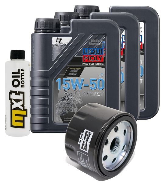 Inspektionspaket 3L 15W-50 + Ölfilter für BMW F S ST ABS 800 ccm Bj. 2006 - 2012
