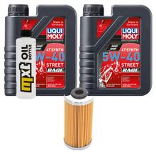 Pacchetto di ispezione 2L 5W-40 + filtro olio per BMW G X 450 ccm Anno 2008