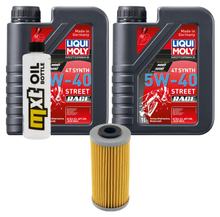 Paquet d'inspection 2L 5W-40 + filtre à huile pour BMW G X 450 ccm Année 2008