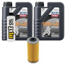 Inspektionspaket 2L 10W-40 + Ölfilter für BMW G X 450 ccm Bj. 2009 - 2011
