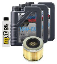 Paquete de inspección 3L 15W-50+filtro de aceite para BMW G GS ABS 650 ccm Año 2012