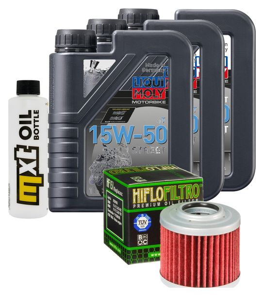 Pacchetto di ispezione 3L 15W-50+filtro olio per BMW G X Challenge 650 ccm Anno 2007