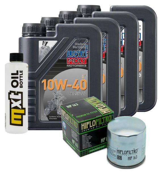 Pacchetto di ispezione 4L 10W-40 + filtro olio per BMW K LT Integral ABS 1200 ccm Anno 2001 - 2003