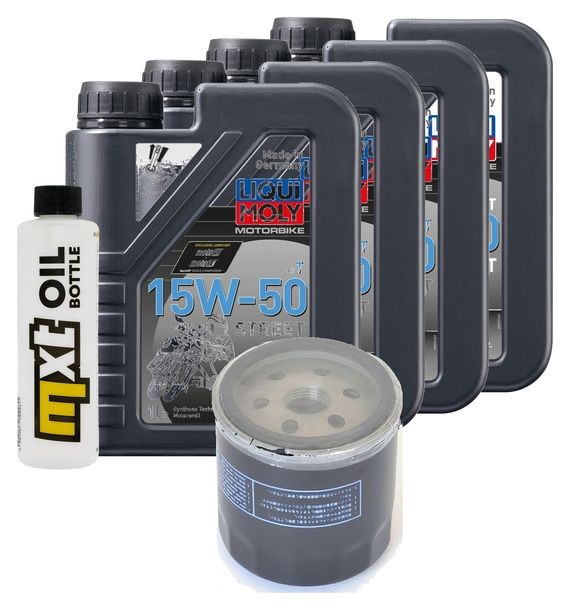 Inspektionspaket 4L 15W-50 + Ölfilter für BMW K RS 1200 ccm Bj. 1997 - 1998