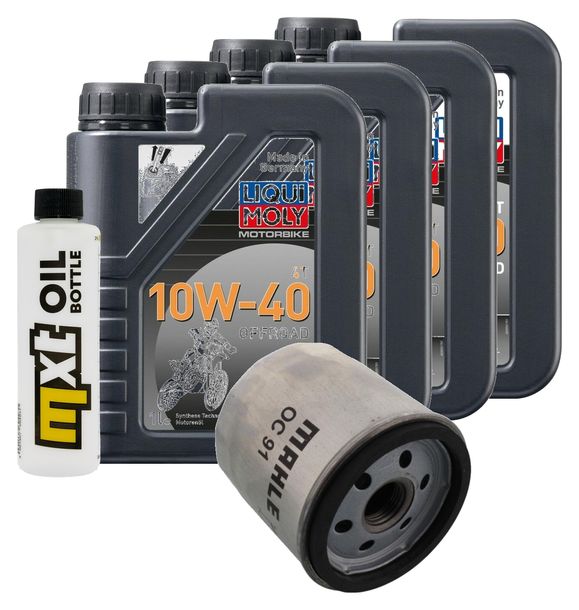 Paquete de inspección 4L 10W-40 + filtro de aceite para BMW K RS 1200 ccm Año 1999 - 2000