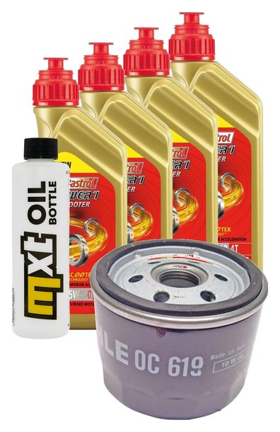 Inspektionspaket 4L 5W-40 + Ölfilter für BMW S RR K 1000 / 1200 ccm Bj. 2007 - 2015