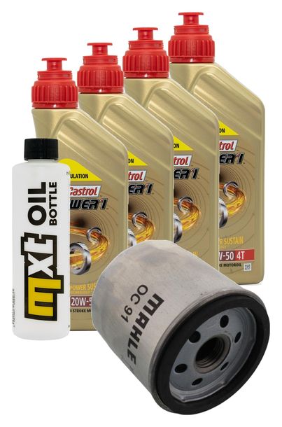 Inspektionspaket 4L 20W-50 + Ölfilter für BMW K 75 C 750 ccm Bj. 1985 - 1986