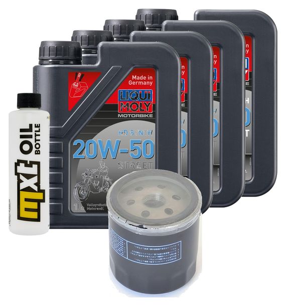 Inspektionspaket 4L 20W-50 + Ölfilter für BMW K 75 C 750 ccm Bj. 1985 - 1986