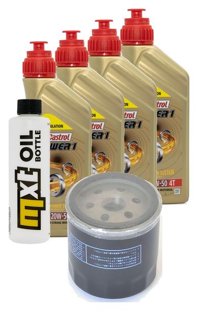 Inspektionspaket 4L 20W-50 + Ölfilter für BMW K 75 C 750 ccm Bj. 1985 - 1986