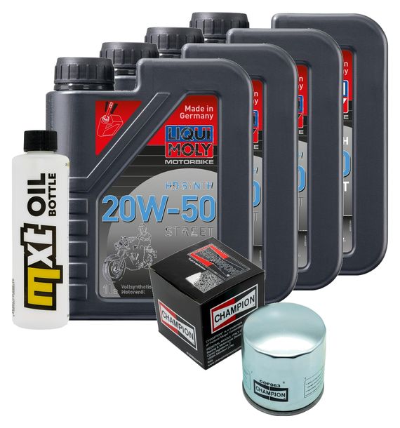 Inspektionspaket 4L 20W-50 + Ölfilter für BMW K 75 C R 750 / 1200 ccm Bj. 1987 - 2004